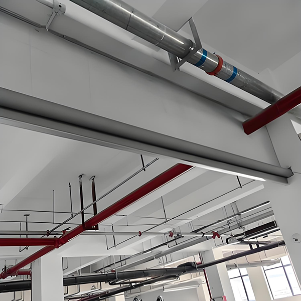 防火布积石山挡烟垂壁