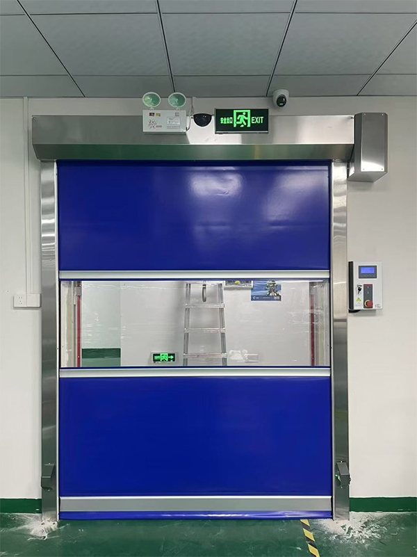 积石山快速积石山卷帘门在冷链物流仓储区的应用实践